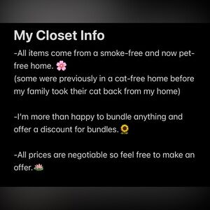 Here's a little more info about my closet......